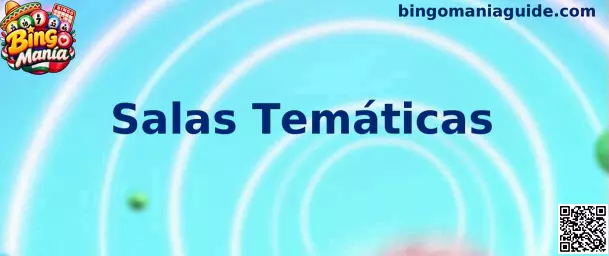 Representación visual de diferentes salas temáticas de Bingo Manía