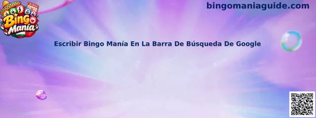 Escribir Bingo Manía En La Barra De Búsqueda De Google