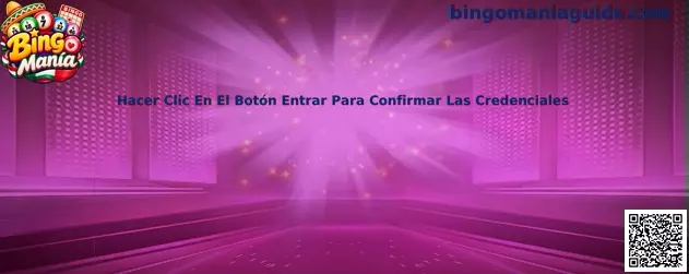 Hacer Clic En El Botón Entrar Para Confirmar Las Credenciales